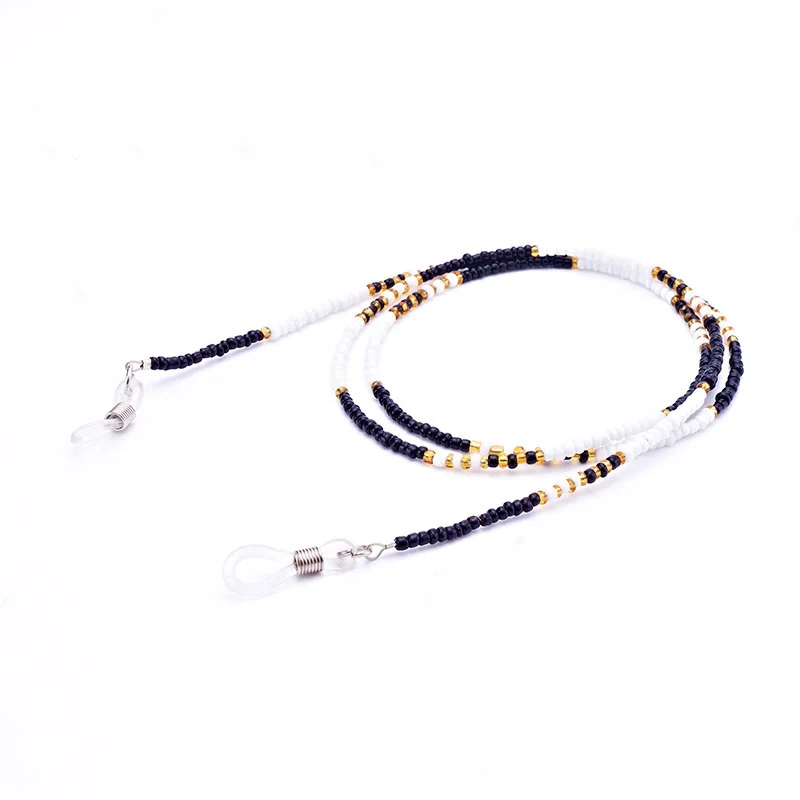 

Womens glass Colored Beaded Eyeglass Chains Hanging Sunglasses Reading Glasses Chain Eyewears Cord Holder neck strap Rope