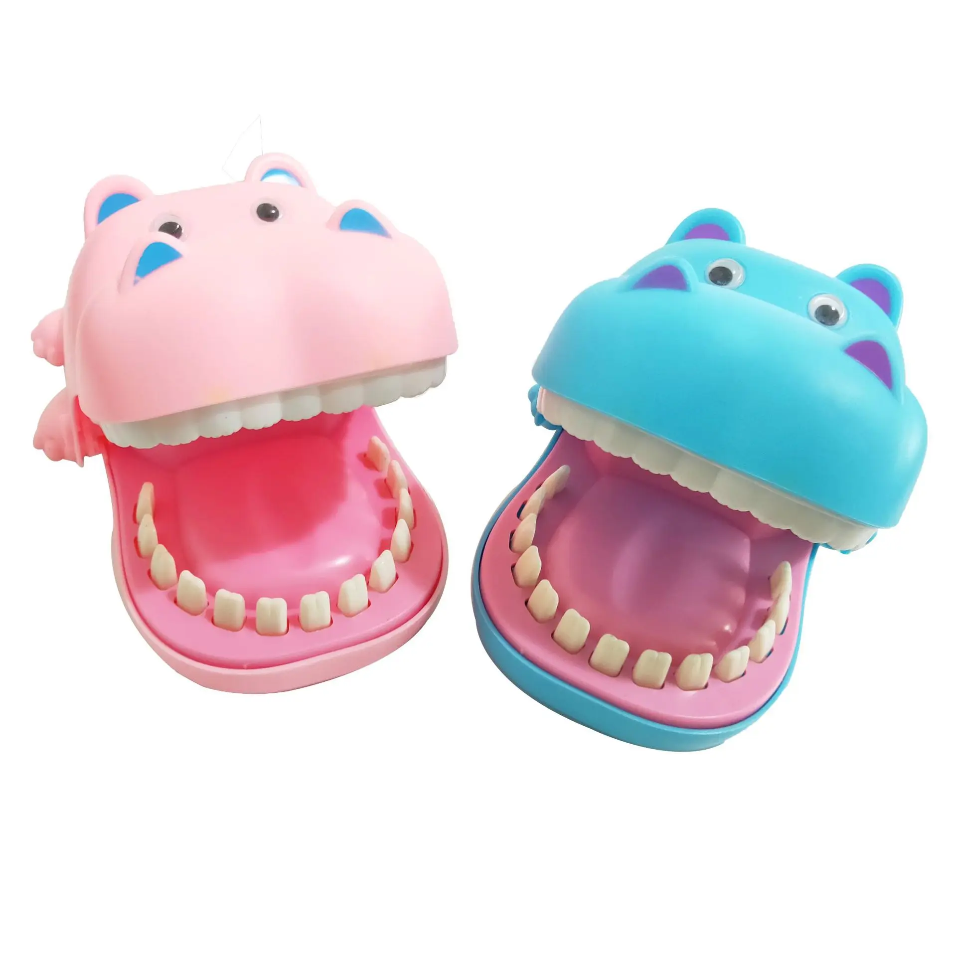 LANDZO divertido broma travesura Juguetes LED juguetes electrónicos hipopótamo juego de dedos para morder para niños, niños adultos Bar juego regalo