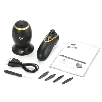 

Attop W5 2.4GHz Foldable Flying Egg Drone WIFI FPV Foldable Selfie Drone RC Quadcopter with 0.3MP Camera Altitude Hold 3D Flips