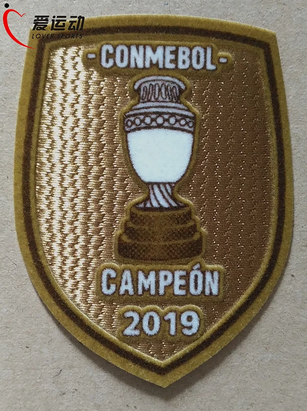 2019 Бразилия Копа Америка Campeon футбольная нашивка сборная Бразилии Чемпион