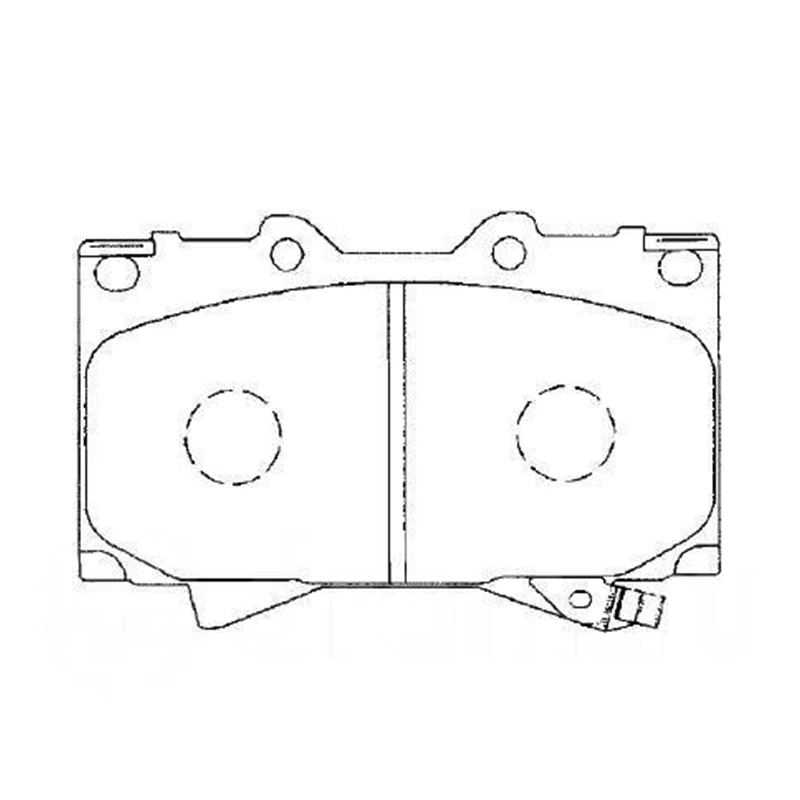 AKEBONO Колодки тормозные дисковые передние для TOYOTA LAND CRUISER 100, LEXUS LX470 AN-498WK