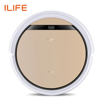 ILIFE V5s Pro пылесос-робот с сильным притяжением и ультратонким корпусом , влажная и сухая уборка, лучише пользовать для волос и твердого пола