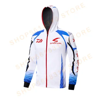 

DAIWA Hoodies Fishing Clothing Long Sleeve Outdoor Breathable Fishing Shirts Anti UV Quick Dry Cycling Hiking Clothes Camisas