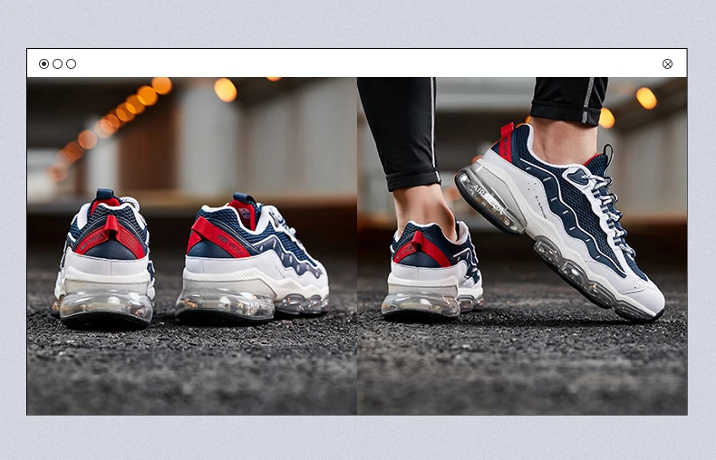 Xtep Air Cushion Type Men's Running Shoes Breathable Sneakers Air Cushion Running Shoes 880119115096