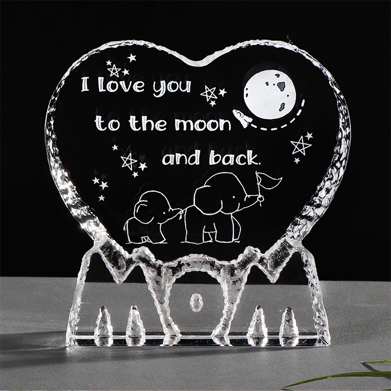 

Birthday Gift for Mom K9 Crystal Present for Mother's Day Sovernir for m Mum Her