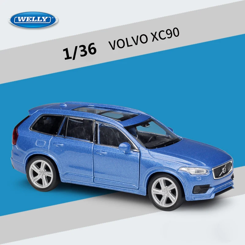 WELLY Diecast 1:36 VOLVO XC90 внедорожник высокий симулятор модель автомобиля металлический