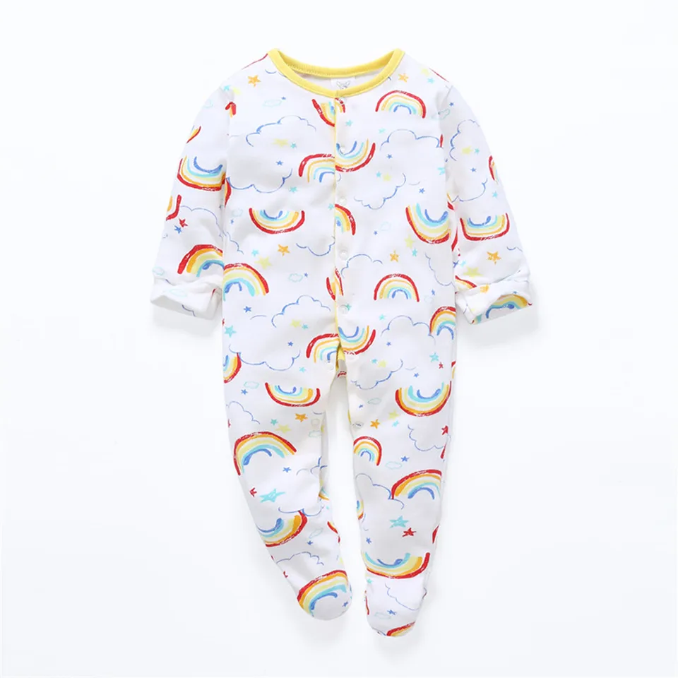 rainbow footie pajamas
