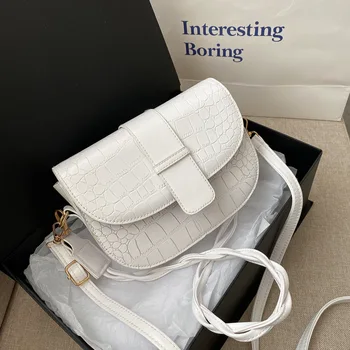 

Summer Saddle Bag New Style Fashion Women'S Handbag Online Celebrity Shoulder Women Versatile Ins Solid Color S