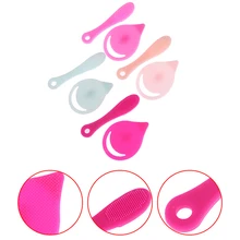 2 шт. стиральная машина силиконовые FaceCleansing устройства Инструменты массажный, отшелушивающий FaceExfoliation щеточка для чистки