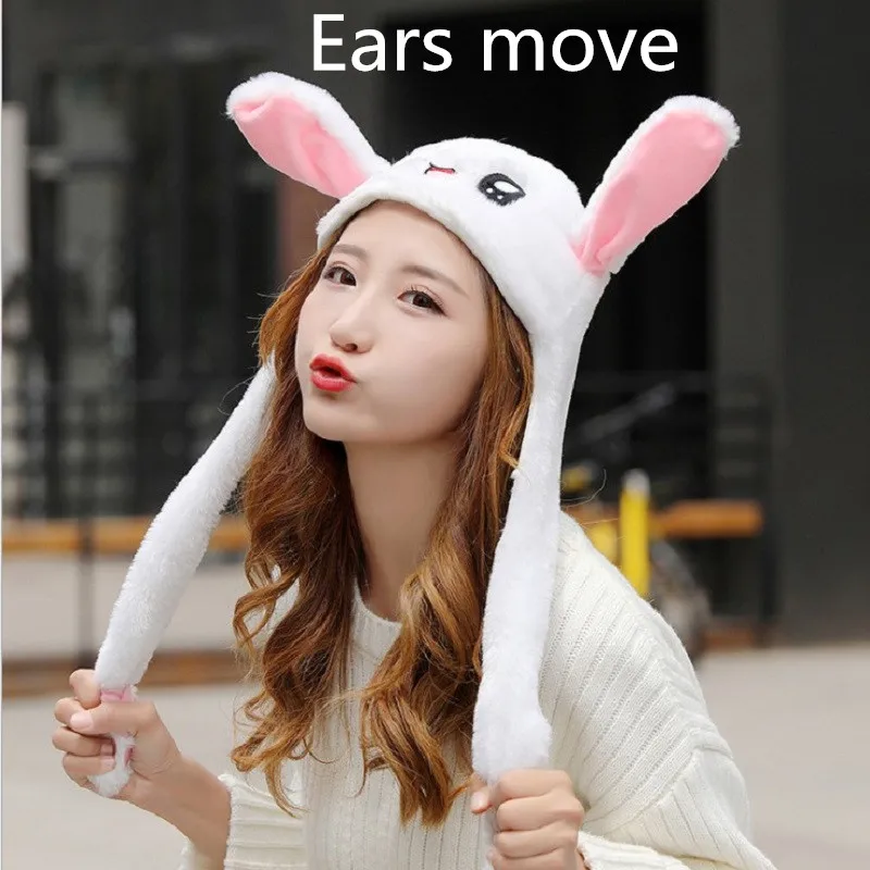Rabbit Hat with Moving Ears Bunny Hat 