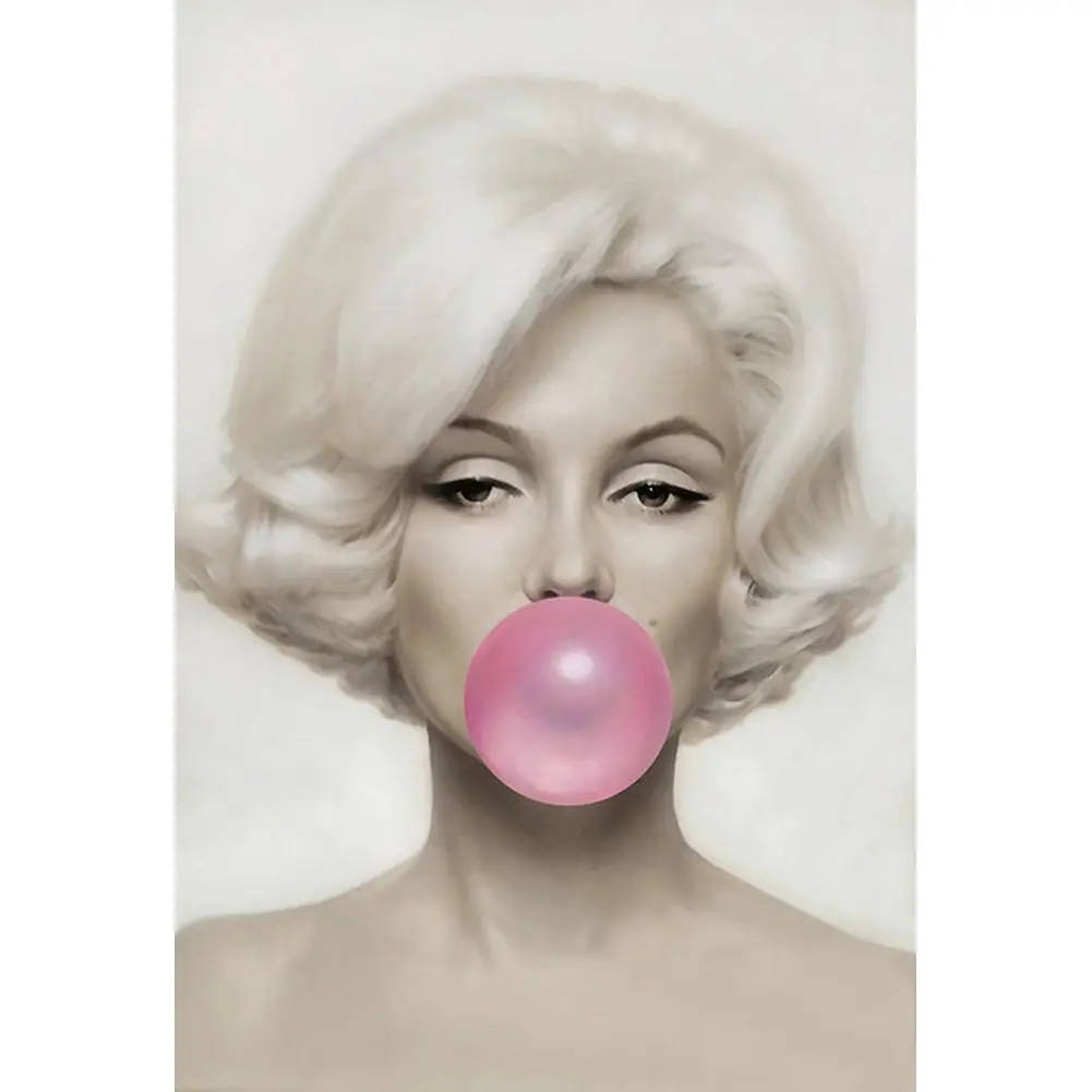 Full Round Diamond 5D DIY Painting Marilyn Monroe Embroidery Cross Stitch Rhinestone Mosaic Decor Gift | Дом и сад