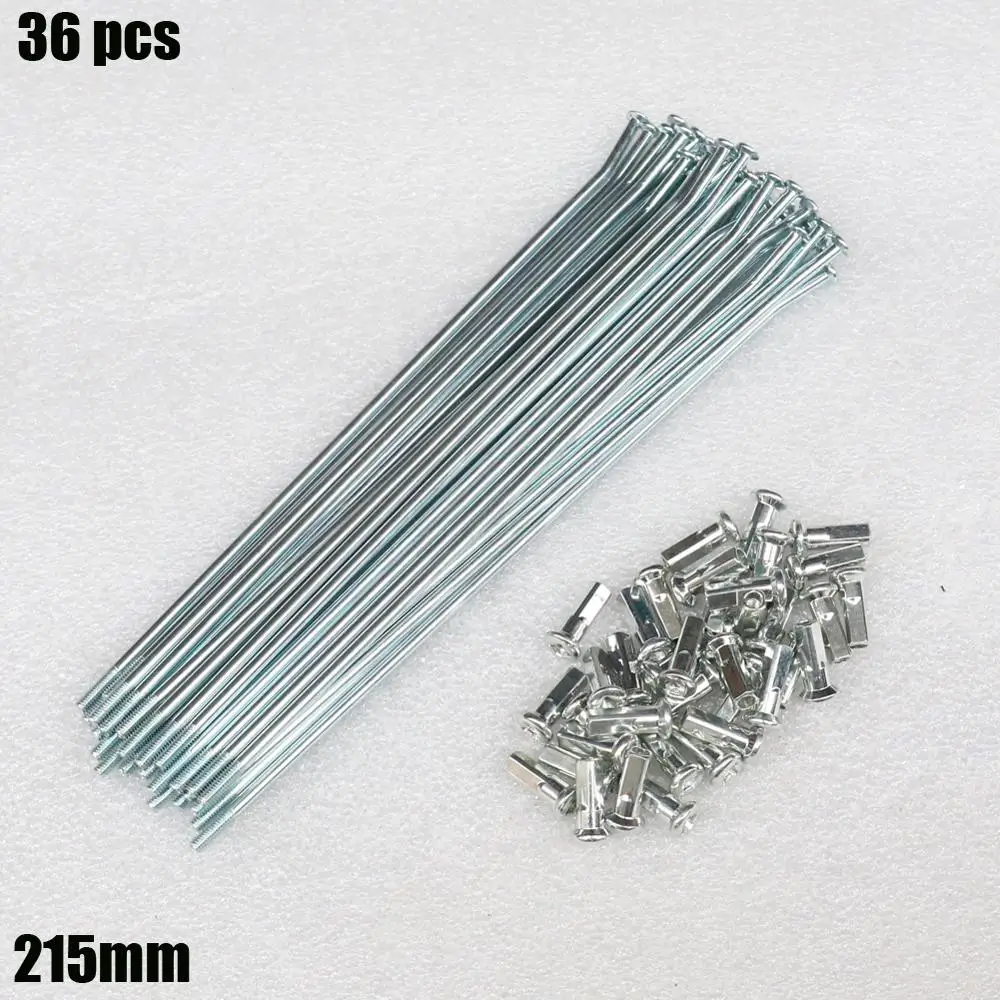 Motorcycle Spokes 36 pcs 200-245 mm 8G 3.5mm Width Spokes Bend Electric Bicycle Bike Motorcycle Child Bike