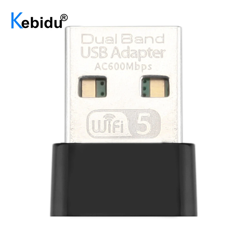 600Mbps USB Wireless 2.4G&5G Wifi Adapter High speed Network Card ...