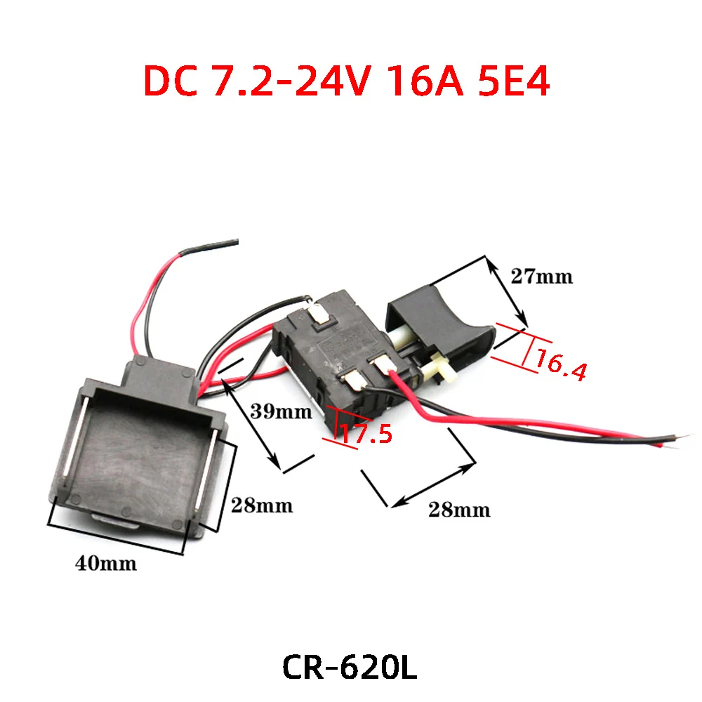 botão do controle de velocidade da broca elétrica sem fio