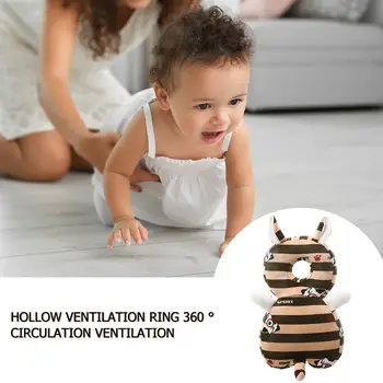 

Baby Head Neck Protection Pad Toddler Headrest Pillow Drop Resistance Cushion Reasonable Thickness Comfortable Touch