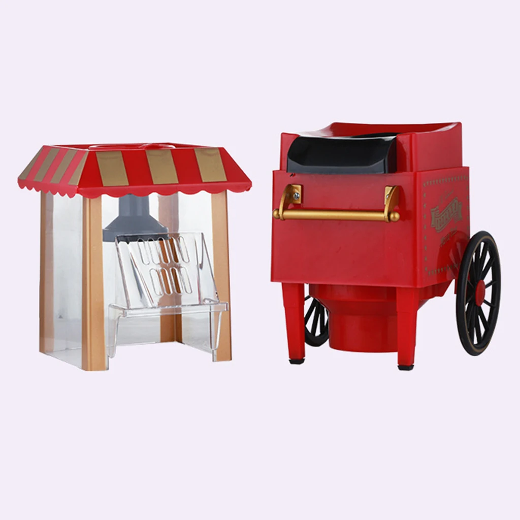 Home Small Electric Carnival Popcorn Maker Retro Machine For Kids  EU Plug