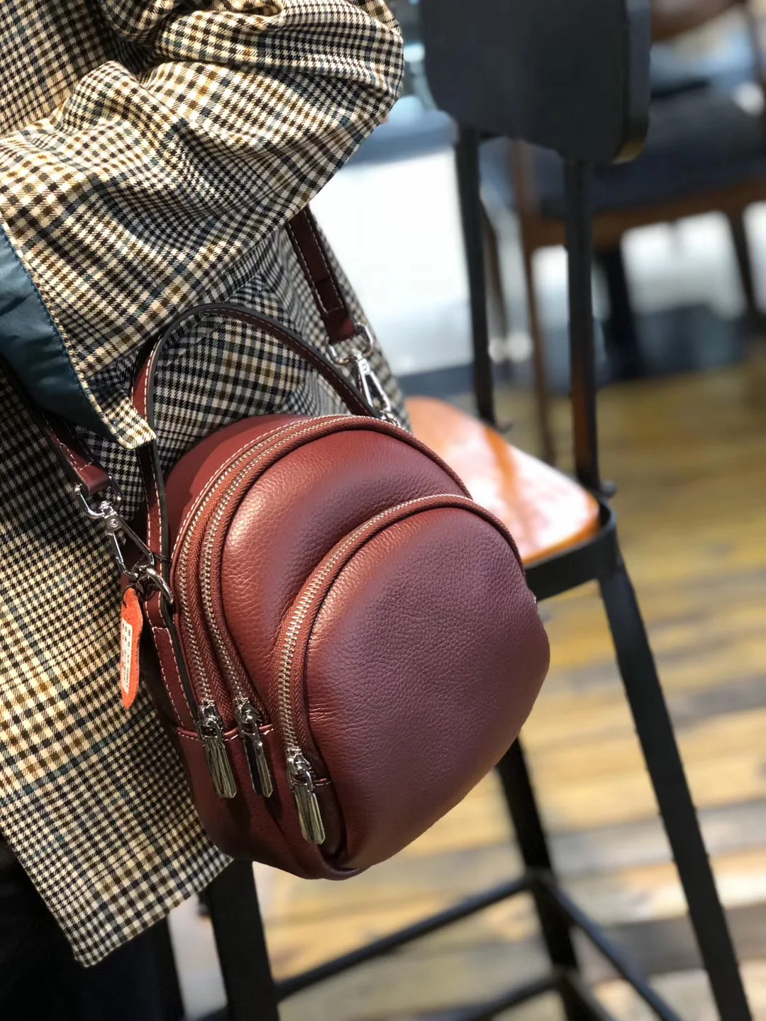 

Full-grain Leather Bag WOMEN'S Bag New Style 2019 Multilayer Large Capacity Soft Leather Versatile Casual Genuine Leather Should