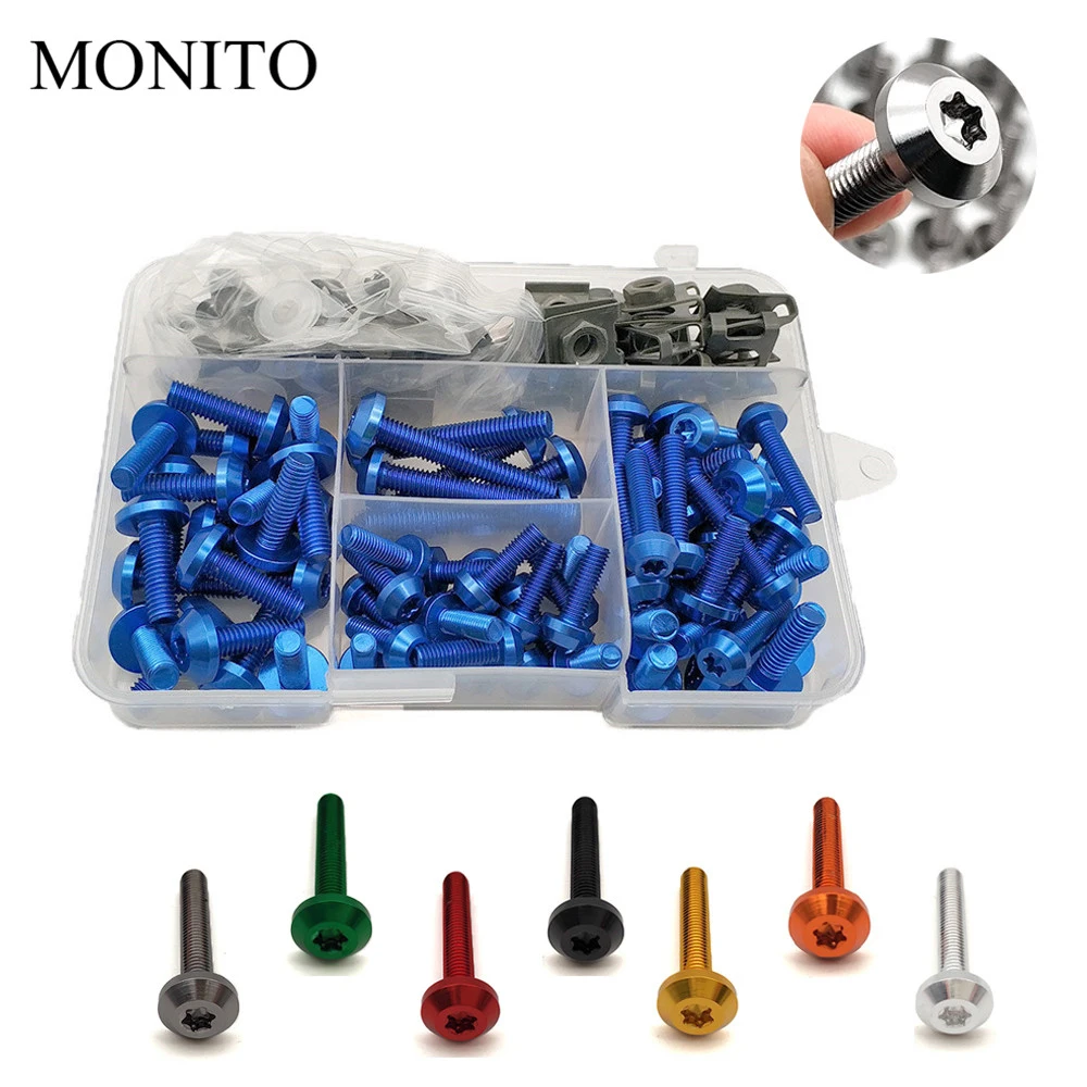 Motorcycle Fairing Bolts Nuts Kit Body Fastener Clips Screw For yamaha tmax 500 tmax500 t max 500 TMAX 530 2001- Accessories