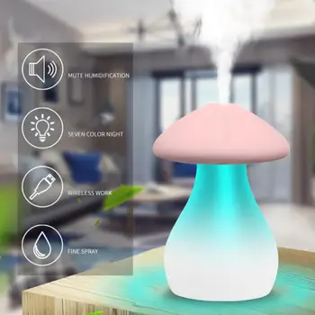 

300ml Mini Air Ultrasonic Humidifier USB Charging ColorFul Night Light Aromatherapy Essential Oil Aroma Diffuser