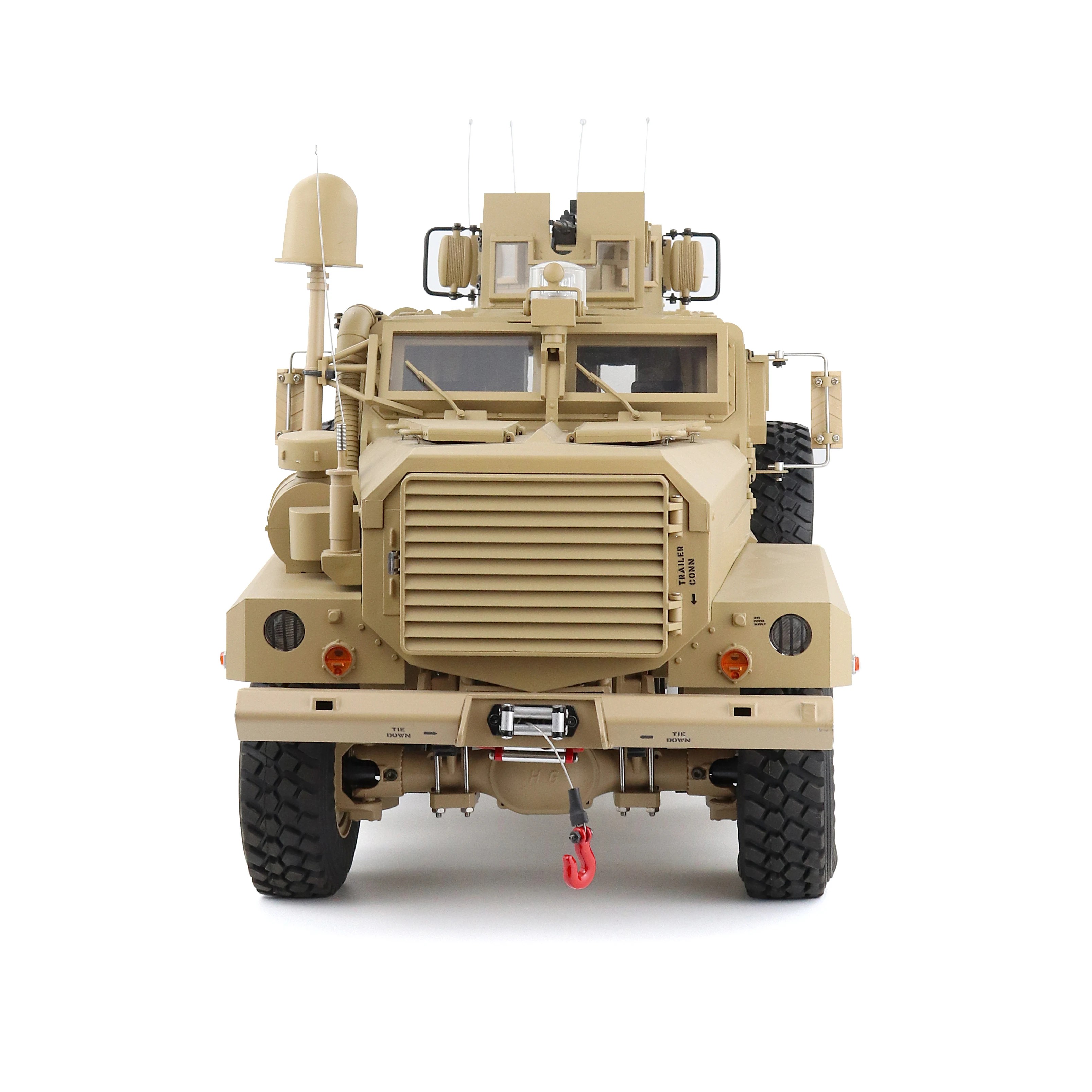 1/12 US 6*6 Explosion Proof Truck MRAP 2.4G RC Alloy Car KEYIGE HG-P602 5