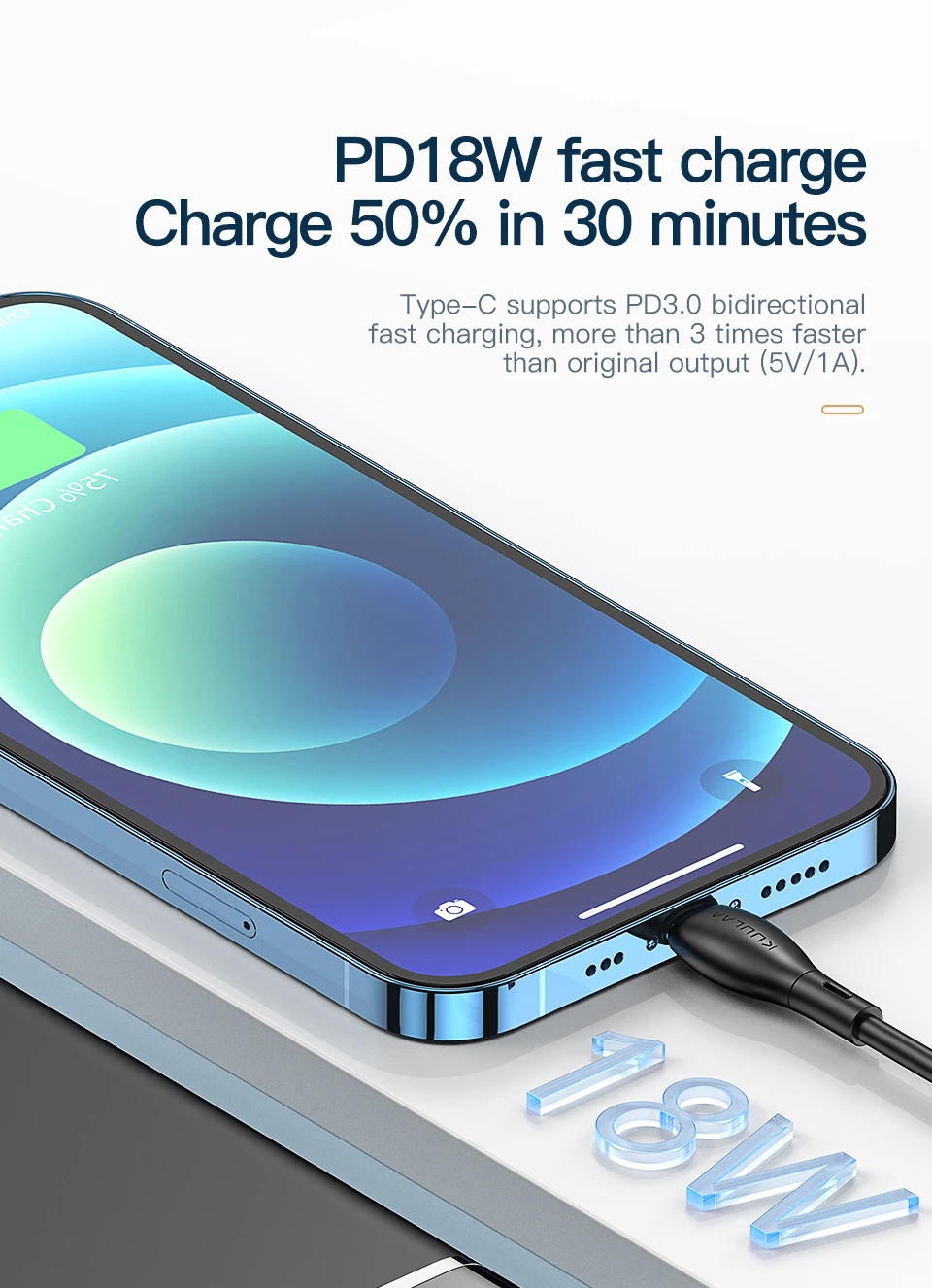 KUULAA power bank 10000mah portable charging poverbank For Xiaomi Redmi 8 7 iphone 11 X XR powerbank 10000 mah external battery