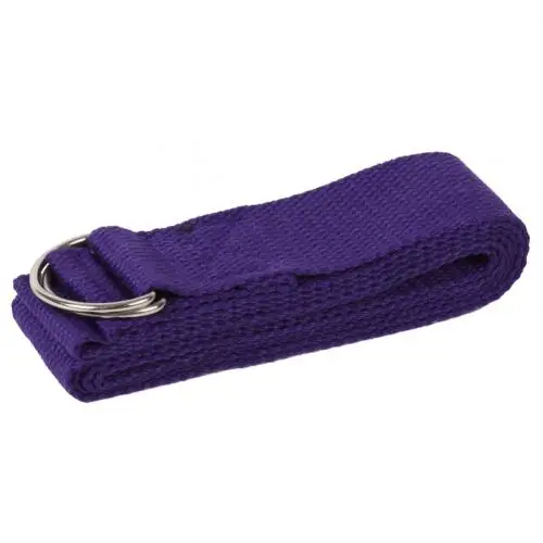 Dark Purple Танцевальный тренажерный зал эластичный пояс для йоги поза правильный упражнения эластичный Эспандер - Цвет: Dark Purple