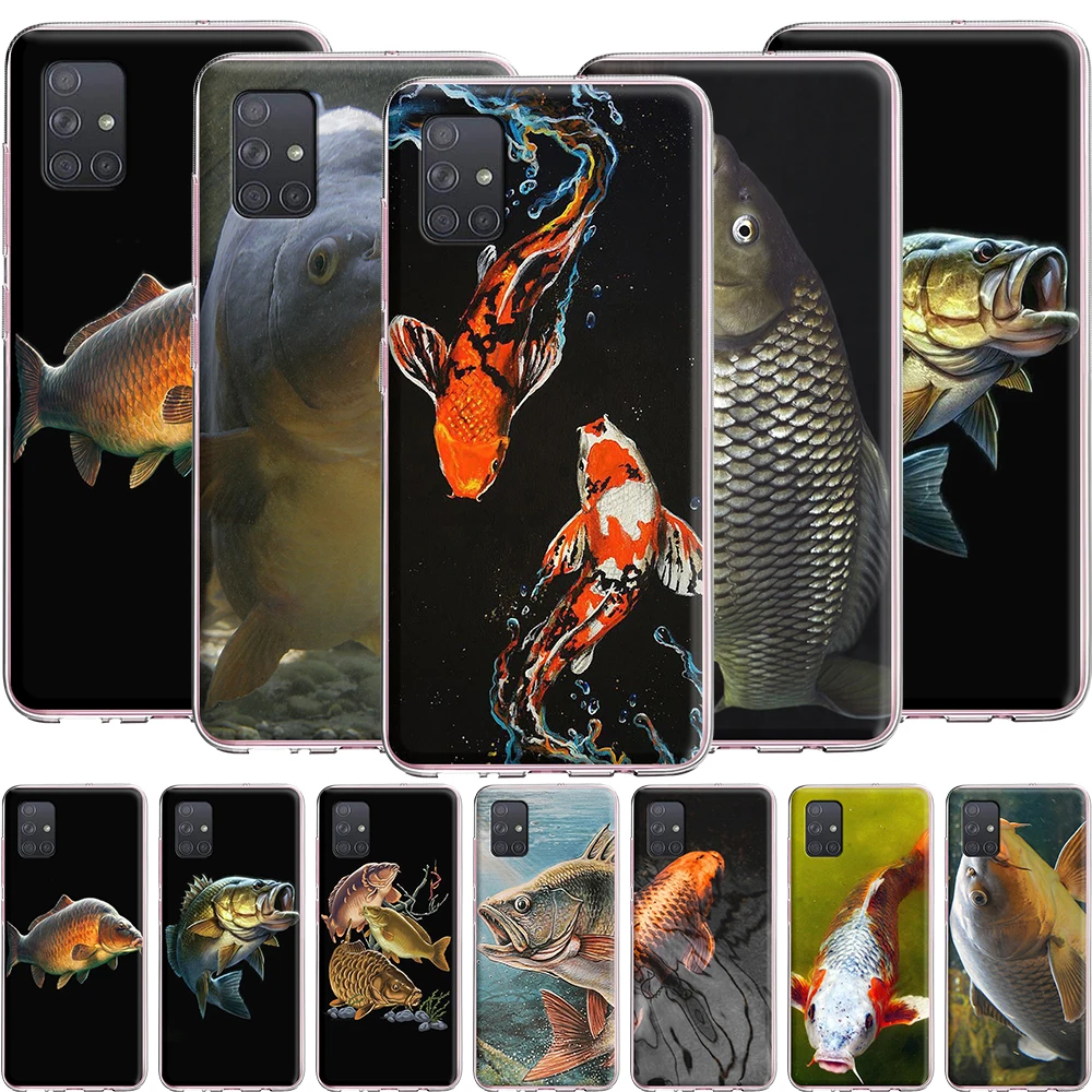 Carp Fishing Silicone Case for Samsung Galaxy S20 Ultra S10 S10E S9 S8 S7 Note 10 9 8 Plus Edge | Мобильные телефоны и