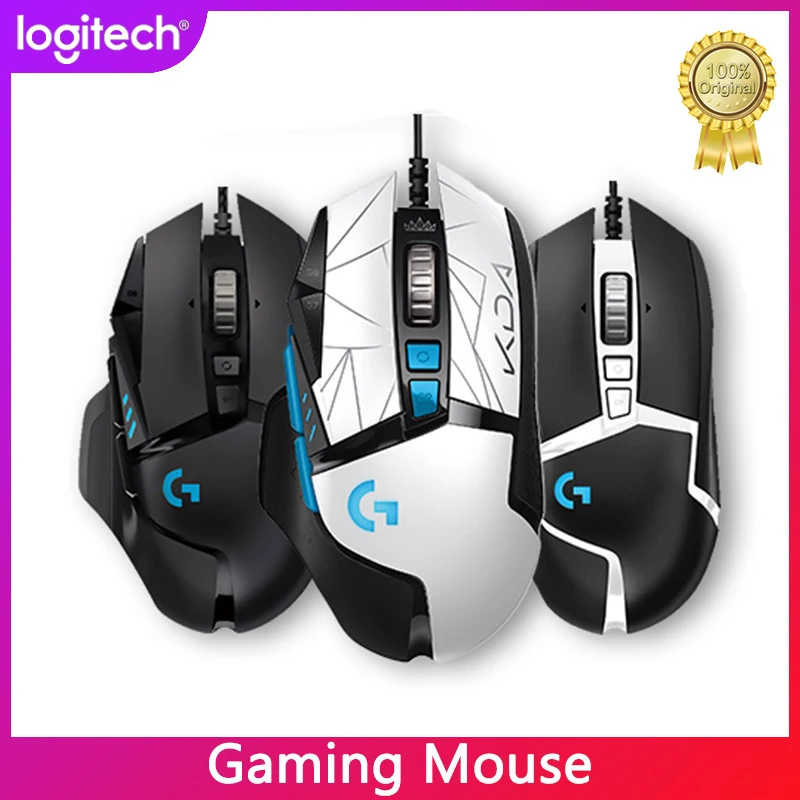 Logitech ratón Gaming G502 HERO KDA LIGHTSYNC RGB, con cable USB, 25600  DPI, ajustable, para jugador|Ratones| - AliExpress