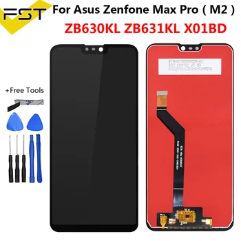 

6.3''For Asus Zenfone Max Pro ( M2 ) ZB630KL / ZB631KL X01BD LCD DIsplay+Touch Screen Digitizer Assembly Spare Parts+Tools