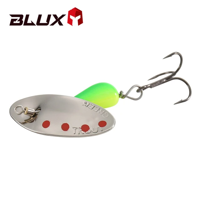 BLUX AR-S Blade Rotating Spinner 3.5g Metal Lure Brass Hard Artificial  Spoon Bait Copper Freshwater Creek Trout Fishing Tackle - AliExpress