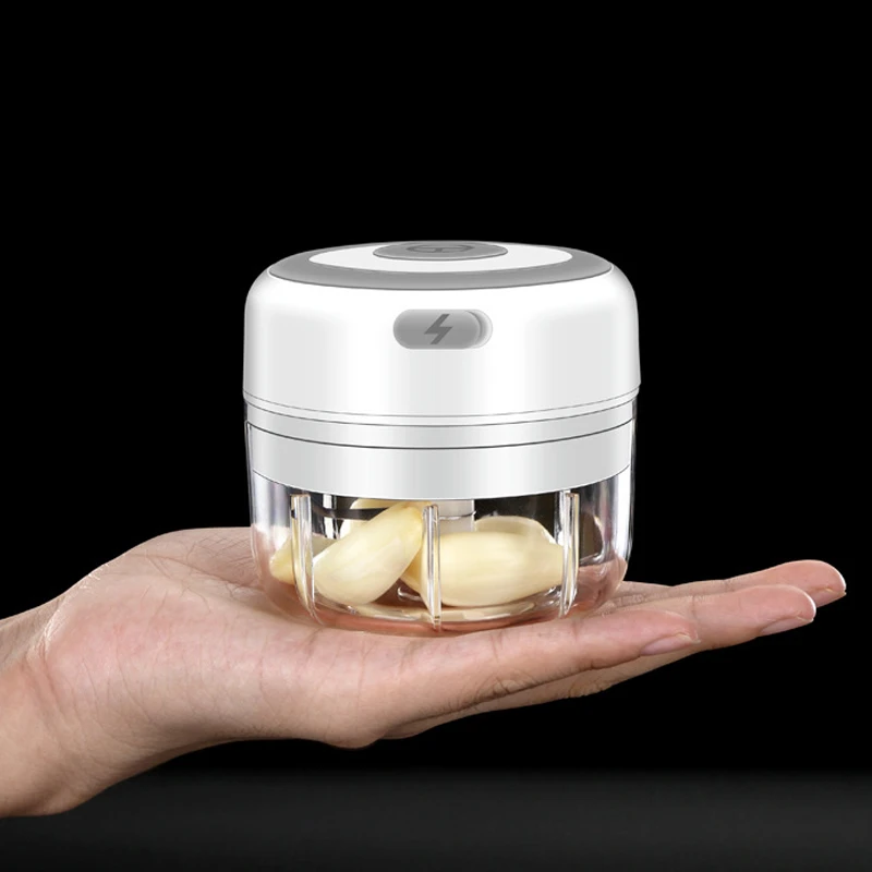 Cordless Electric Garlic Mincer, Mini Food Processor, USB Charging Onion Chopper, Kitchen Gadgets
