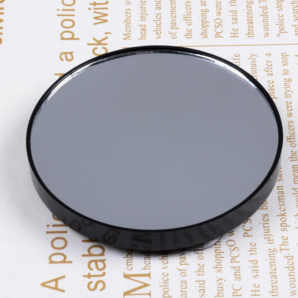 

5X 10X Magnifying Mini Makeup Mirror Portable Home Car Smooth Surface Suction Cup Cosmetics Tool Single Sided Round Lightweight