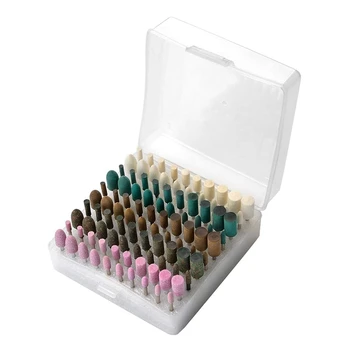 

100Pcs Electric Polishing Buffing Wheels Grinding Bits Set Shank Wool Sesame Cowhide Abrasive Rotary Tools1/8 Inch Shank