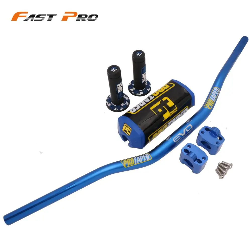 Manillar Universal de aluminio para motocicleta barra ancha con mango de 1-1/8 y 28mm para Protaper Yamaha KTM, motocross