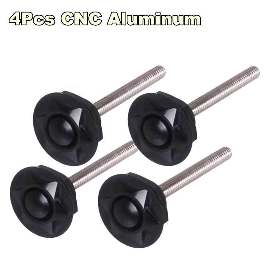 

Universal 4pcs/lot 31mm CNC Aluminum Mini Quik Release Latch Fastener Hood Push Button Billet Pins Lock