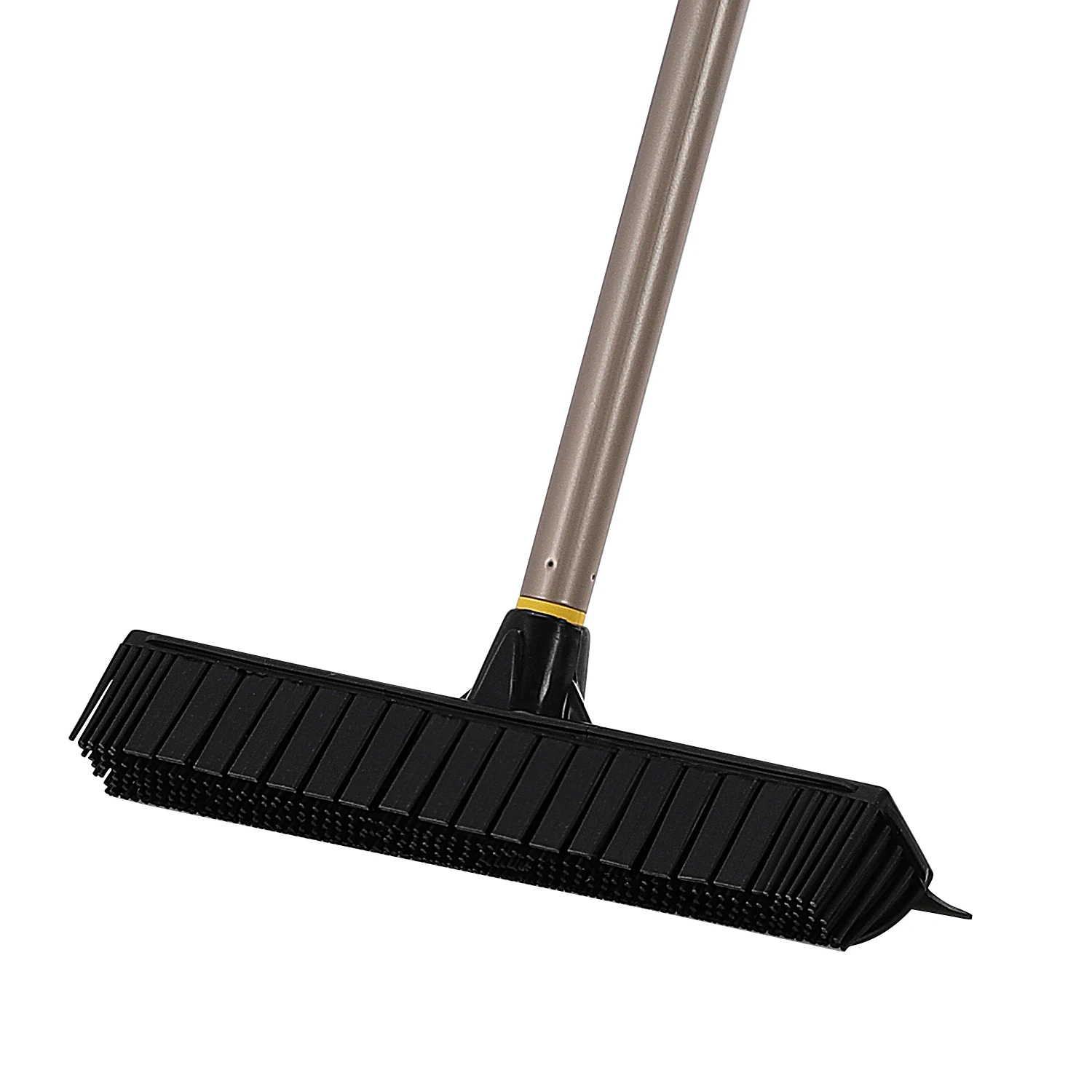 BOOMJOYTelescopicBroomRubberBristlesCarpetBrushwith53Inch