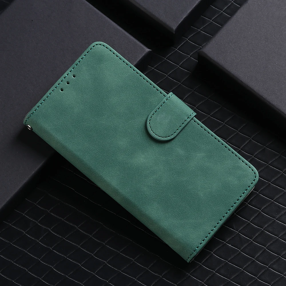 

Pure Color Skin Feel Flip Leather Case For OPPO Reno3 ACE A 2Z AF Realme XT X50 X2 Q 6 5S 5 Pro 5G Find X2 Lite Magnetic Coque
