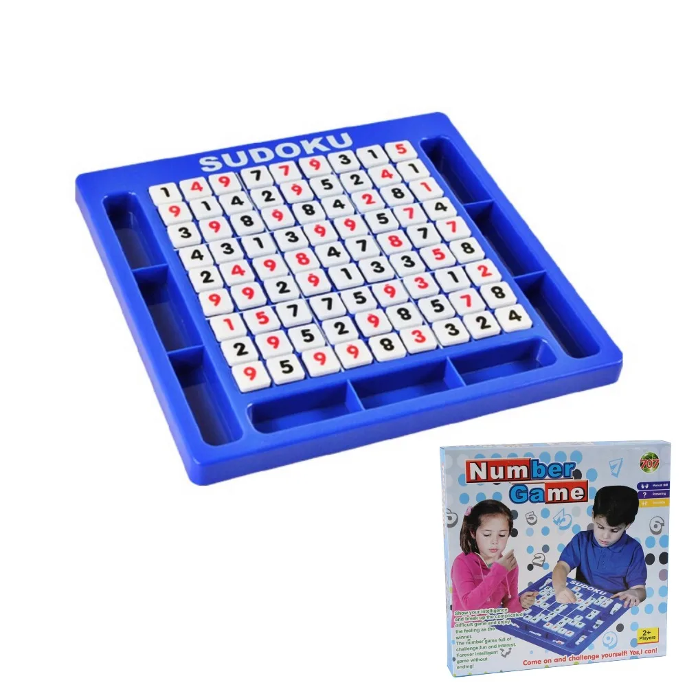 Early Educational Toy Developing for Children Jigsaw Digital Number 1-9 Sudoku Puzzle Game Toys Kids Intelligence Reasoning Toys