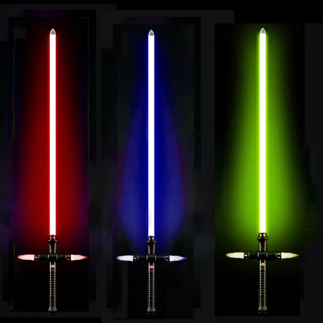 Star Wars Jedi knight kylo Ren Action figures duel 107cm weapon sword Lightsaber Foc Lock Up Metal Hilt Blaster Sound Lightsaber 2