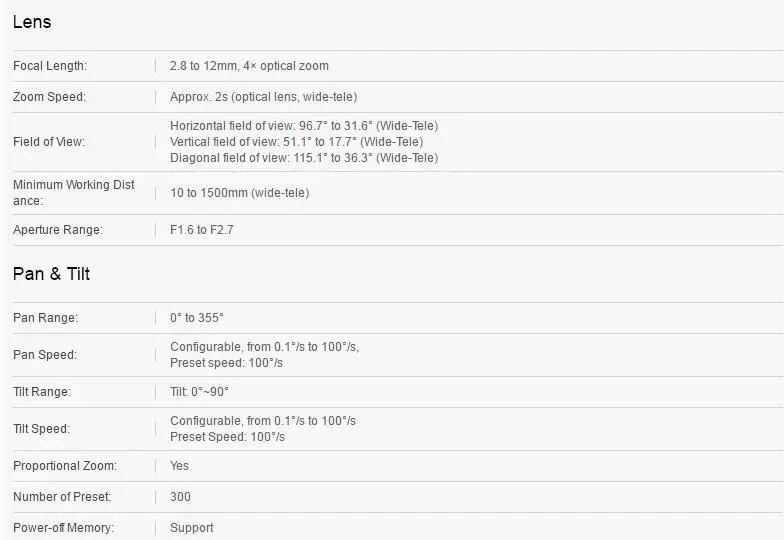 Hikvision PTZ IP камера DS-2DE2A404IW-DE3 4MP 4X zoom сеть POE H.265 IK10 ROI WDR DNR купол ptz-камера видеонаблюдения