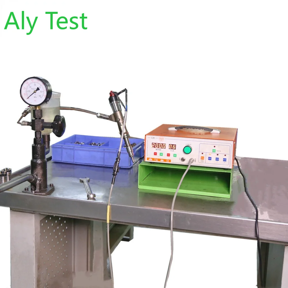 

S60H AM-128 Common Rail Diesel Fuel Injector Nozzle Testing Simulator Tester AHE Stroke Trave Test Piezo