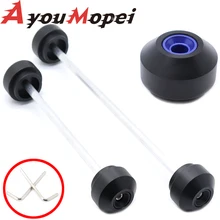 Roue Arrière avant Fourche Curseur Protecteur Pour YAMAHA MT-07 MT07 MT 07 FZ-07 FZ07 2014-2020 Moto Accessoires Crash Essieu