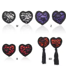 Женская Грудь лепестки Сексуальная эмоция латекс кружева любовь наклейка на грудь кружева кисточкой леди молоко наклейка Секс игрушки