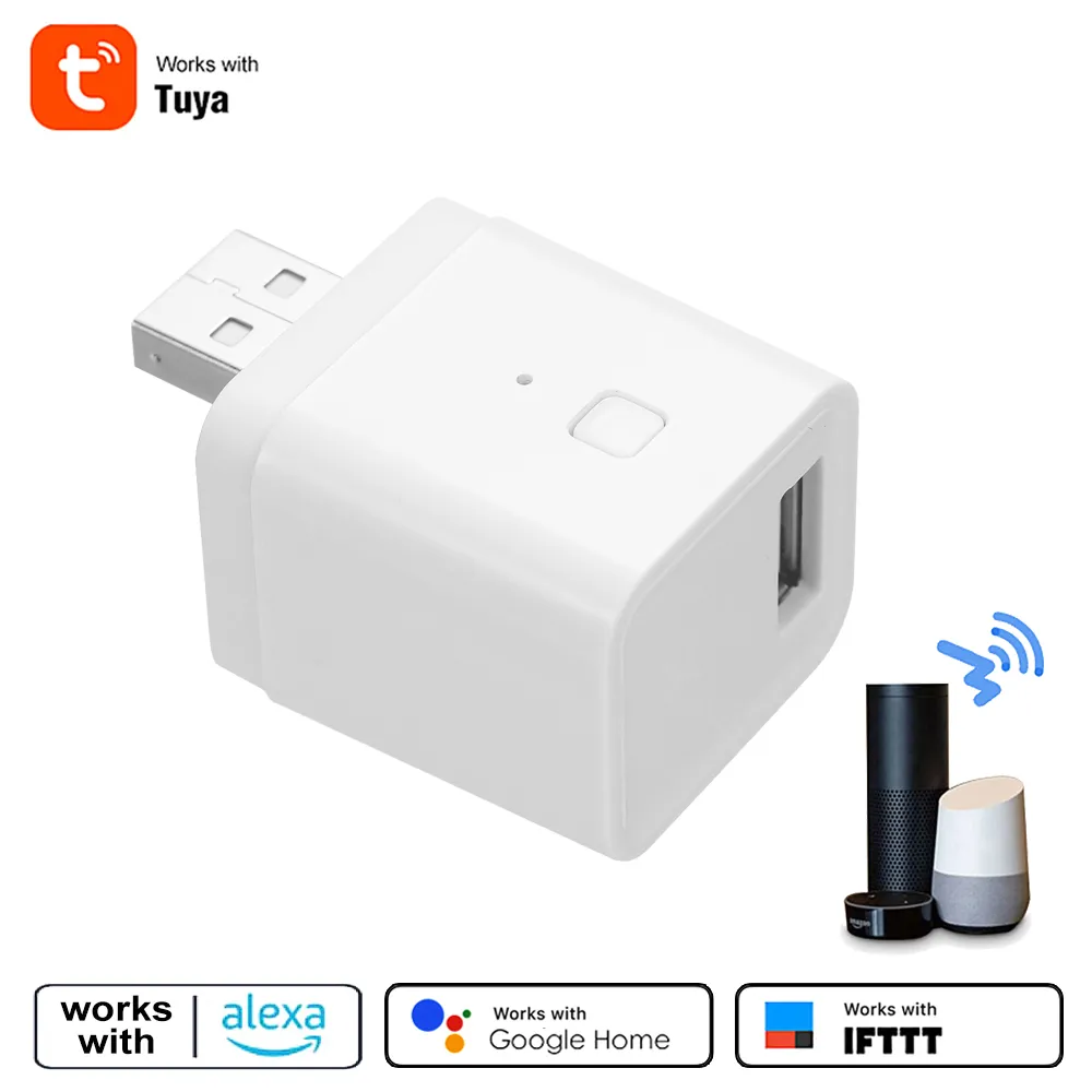 Tuya Smartusb Adaptor Switch 5v Wifi Usb Adaptor Smart Home Switch Via Tuya App Voice Control For Alexa Google Home - Automation Modules - AliExpress
