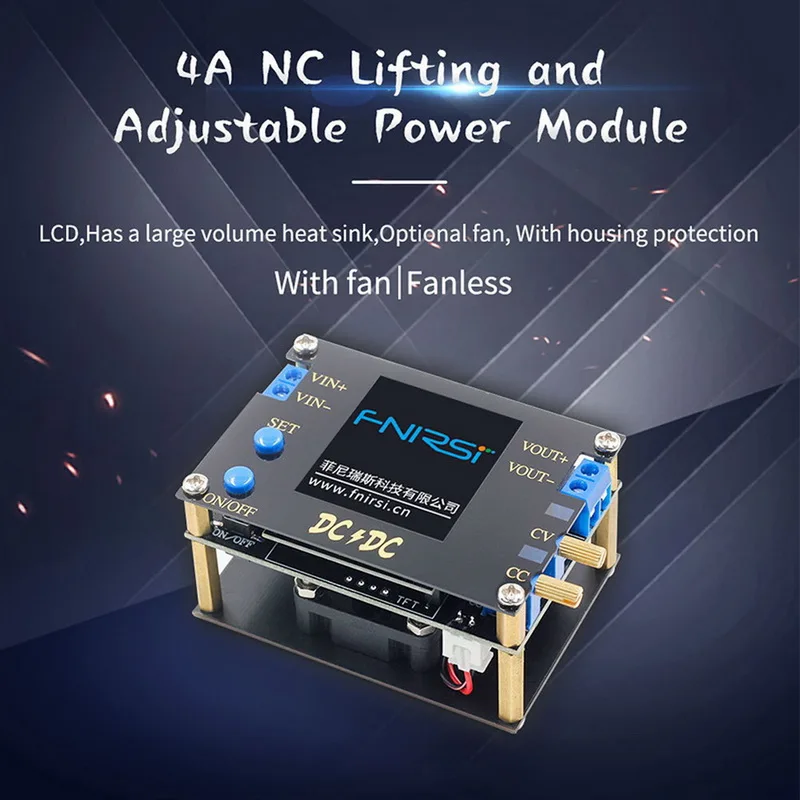 

Adjustable Voltage Regulator DC Step Up and Down Converter Module with Protective Case