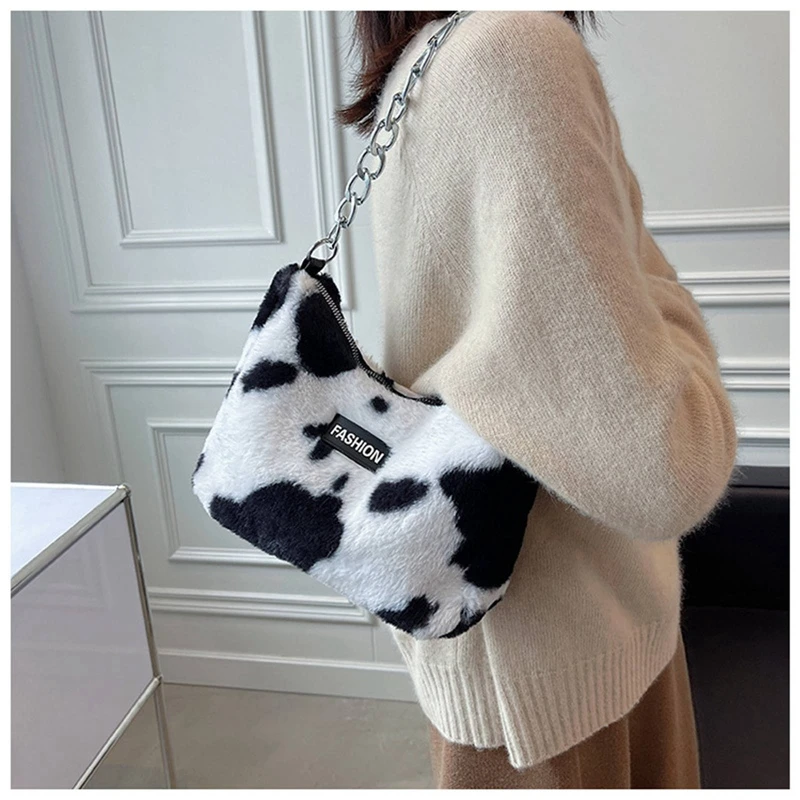fluffy cross body bag