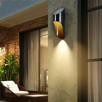 

Solar Led Sensor Light Radar Sensing Human Body Infrared Sensor Wall Lamp Outdoor Waterproof Lighting Home Garden Wall Lamp