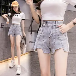 2019 Новая мода женские джинсовые летние женские шорты Корректирующее белье с высокой талией Шорты