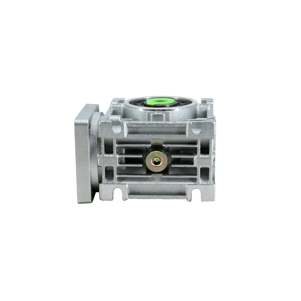비율 60:1 Nema23 스테핑 서보 모터용 웜 감속기 NMRV030 60mm x 60mm 토크 2.6-24Nm 입력축 8mm 출력 14mm