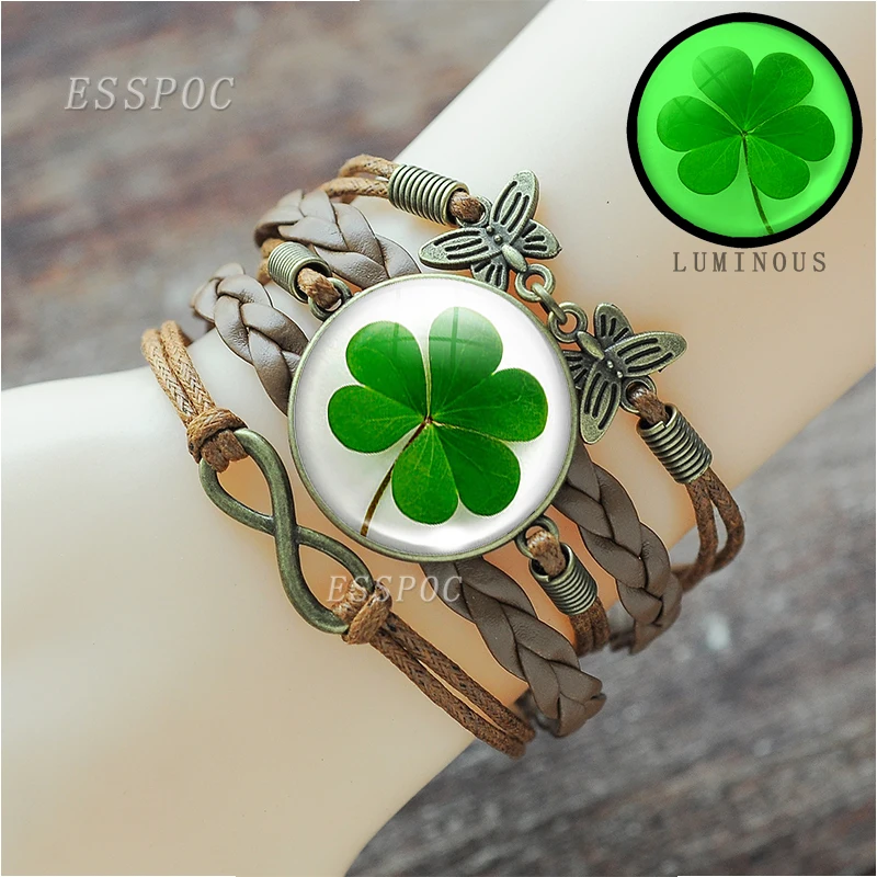 Lucky Four Leaf Clover Bracelet